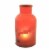 Halloween Led Hologram Table Decor Glass Witch Pumpkins P3902 Orange Perspective: back
