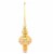 Sbk Gifts Holiday Gold Stardust Tree Topper Christmas Finial Reflector 572250447 Perspective: back