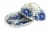 Blue Rose Polish Pottery Melanie Butter Dish Perspective: back
