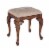 Bowery Hill Bench Lightly Distressed Deep Cherry Finish Perspective: back