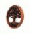 Hand Carved Mahogany Tree Of Life Wood Wall Plaque Perspective: back