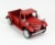 Rustic Metal Antique Pickup Truck Indoor or Outdoor Planter-Red Western Décor Perspective: back