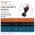 Copper Joe Long Arthritis Gloves -1 Pair Perspective: back