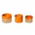 DALA Multipurpose Storage Containers (Set of 3) Organic Reversible Handmade Perspective: back