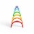 Bigjigs Toys, Wooden Stacking Rainbow - Small Perspective: back