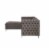 Ergode Sectional Sofa Gray Velvet Perspective: back