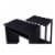 Ergode Computer Desk Black Finish Perspective: back
