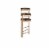 Ergode Plant Stand Gold Perspective: back
