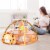 Costway 3 in 1 Cartoon Lion Baby Infant Activity Gym Play Mat w Hanging Toys Ocean Ball Perspective: back