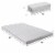 Gymax 4'' Full XL Size Foam Folding Mattress Sofa Bed Guests Floor Mat Carrying Handles Perspective: back