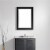 Vinnova Florence 30 Bathroom Vanity Framed Wall Mirror in Espresso Perspective: back