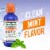 TheraBreath Healthy Gums Mouthwash Clean Mint Antigingivitis Alcohol-Free Perspective: back