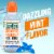 TheraBreath® Mouthwash Fresh Breath Whitening Alcohol-Free Citrus Mint Rinse Perspective: back