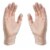 AMMEX Vinyl, Latex Free, Powder Free, Medical Disposable Gloves, X-Large, Clear, 100/Box Perspective: back