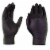 X3 Powder Free Black Nitrile Rubber Gloves Large 100/Box BX346100 Perspective: back