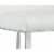 Sunpan Dean 26  Modern Leather Counter Stool in Stainless Steel/Cantina White Perspective: back