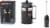 Bodum® Kenya French Press & Schiuma Milk Frother Set Perspective: back