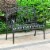 Segovia Iron Loveseat Perspective: back