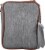 Fit and Fresh Gray & Brown Trim Lunch Bag Perspective: back