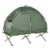 Outdoor 1-person Folding Tent Elevated Camping Cot w/Air Mattress Sleeping Bag Perspective: back
