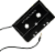ZGear 3.5mm Audio Cassette Adapter - Black Perspective: back