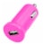 CELLCandy Low-Profile USB Car Charger - Shocking Pink Perspective: back