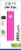ZGear Instant Power 2600 mAh Portable Charger - Pink Perspective: back