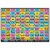 Ashley Smart Poly Learning Mat 12  x 17  Double-Sided Sight Words ASH95005 Perspective: back