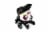Tentacle Kitty 4-inch Little Ones Plush - Day Of The Dead Sugar Skull Design Perspective: back