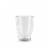 Circleware 92053 10.4 oz Thermax Double Wall Insulated Glass Latte Cups - Set of 2 Perspective: back