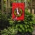 Carolines Treasures SC9101GF Beagle Christmas Wreath Garden Flag Perspective: back