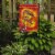 Carolines Treasures 8378GF Bright Shrimp on Red Garden Flag Perspective: back