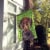 German Shorthaired Pointer St. Patrick's Day Shamrock Portrait Flag Canvas House Perspective: back