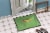 Carolines Treasures  8848MAT Grasshopper on Avacado Indoor or Outdoor Mat 18x27 Perspective: back