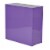Scranton & Co 2 Shelf Metal Bookcase in Purple Perspective: back
