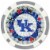 Masterpieces University of Kentucky® Silver Collector's Edition Poker Chips Perspective: back