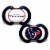 Masterpieces NFL Houston Texans Pacifiers Perspective: back