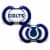 Indianapolis Colts 2-Pack Pacifiers Perspective: back
