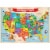 USA Map 44 Piece Real Wood Jigsaw Puzzle Perspective: back