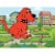 Clifford the Big Red Dog Town Square 24 Piece Jigsaw Puzzle Perspective: back
