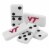 MasterPieces NCAA Virginia Tech Double-Six Dominoes Perspective: back