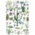 Cacti of the Desert Southwest 1000 Piece Linen Jigsaw Puzzle Perspective: back