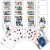 MasterPieces Officially Licensed MLB New York Mets Playing Cards - 54 Card Deck for Adults Perspective: back