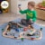 KidKraft Bucket Top Mountain Kids Wood Train Play Set - 61 Piece | 17826 Perspective: back