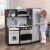 KidKraft Large Play Kitchen with Lights & Sounds - Espresso Perspective: back