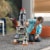 KidKraft 63443 6.5 x 14 x 24 in. Rocket Ship Play Set Perspective: back