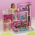 KidKraft Uptown Wooden Dollhouse Mansion with Modern Furniture Set, Pink Perspective: back