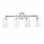 Lighting JOYCE Contemporary 4 Light Chrome Bath Vanity Fixture 28 Width Perspective: back