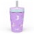 Fanciful Unicorn Antimicrobial Stainless Steel Double Wall Vacuum Leakproof Straw Kelso Tumbler Perspective: back