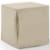 Outdoor End Table Furniture Cover Perspective: back